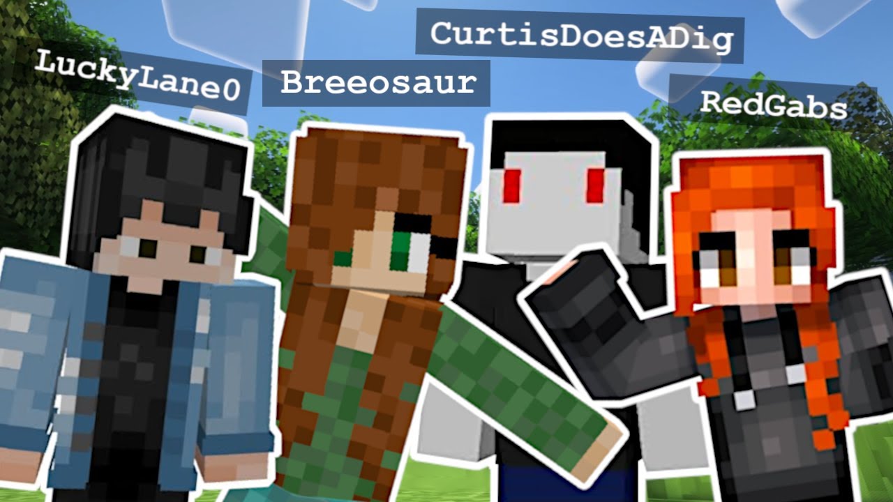 Four Minecraft YouTubers Play MCCI