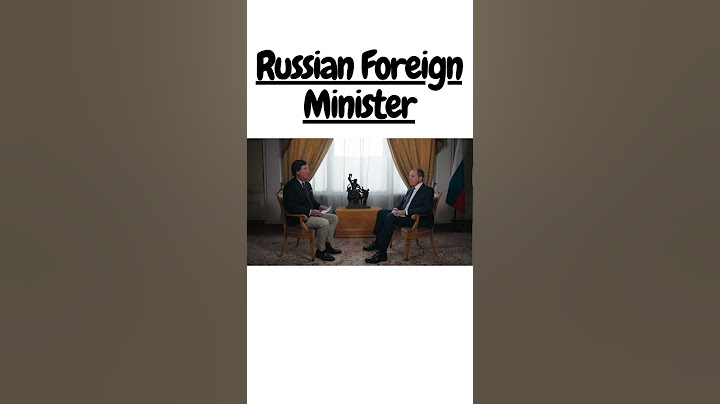 Exclusive: Russian Foreign Minister Sergey Lavrov Describes the War With the US and How to End It