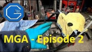 MGA Episode 2 - chassis notching and gearbox fitting.