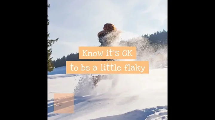 Be your own snowflake
