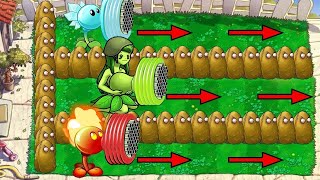 Girl Gatling Pea Vs Snow Pea Vs Repeater Vs Giga Gargantuar Vs Dr Zomboss Plants vs Zombies Battlez