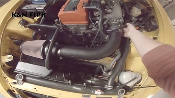 Honda S2000 Sound Comparison: K&N FIPK to Stock with and without Airboxcover