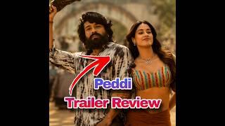 Peddi Trailer Review 🤩 #review #ramcharan #telugu #moviereview