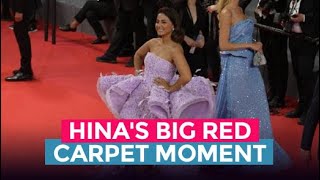 Cannes 2022: Hina Khan, Dreamy In Lavender, Makes Red Carpet Appearance Count