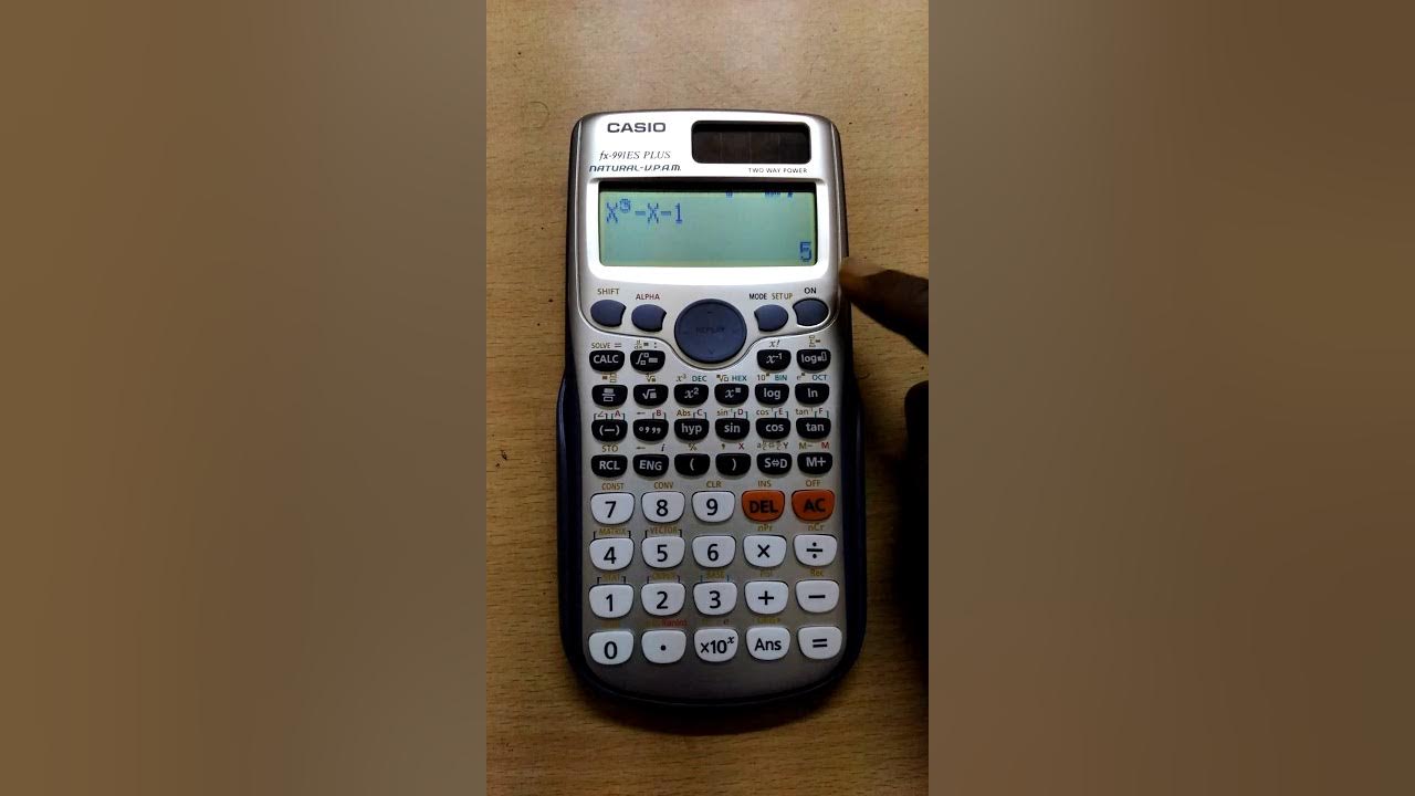CASIO FX991ES Solving equationadn degree and radian modes NACP