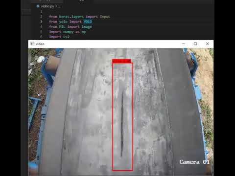 Conveyor belt damage detection using deep learning. - YouTube