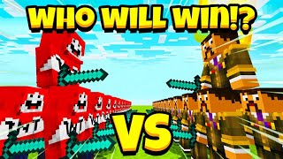 ExplodingTNT Vs RyanNotBrian (CreepersEdge) (DO NOT CHOOSE THE WRONG TEAM) - Minecraft Mob Battle