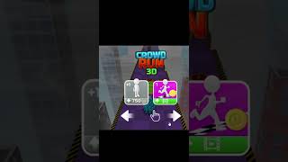 Crowd Run 3D 🕹️ level 8 & 9 Crazy Games - #short #viral screenshot 2