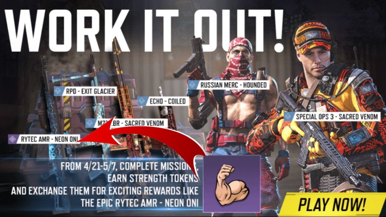 REDEEM THIS EPIC RYTEC AMR - NEON ONI FOR FREE IN COD MOBILE - YouTube