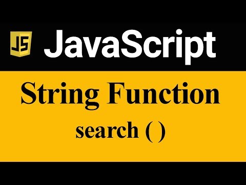 search Method in JavaScript (Hindi)