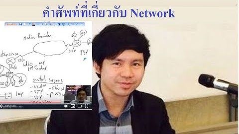 CCNA มารู้จักคำศัพท์ที่เกี่ยวกับ Network กันครับ โดย Mr.Jodoi