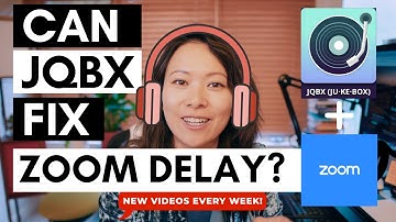 How to fix music delay in zoom with JQBX (web) #zoom #zoomdelay #JQBX