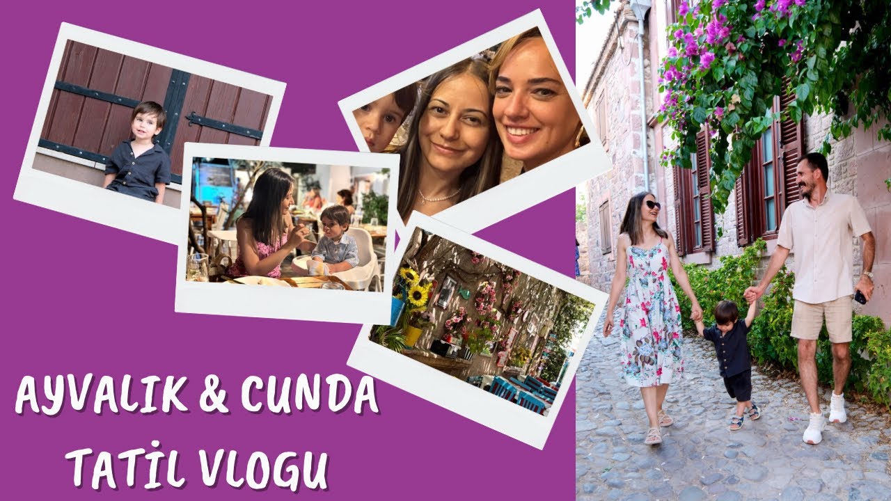 AYVALIK & CUNDA TATİL VLOGU I Karavan ve Tekne Deneyimi 🚐⛵️ I Nereleri Gezdik? Neler Yedik?