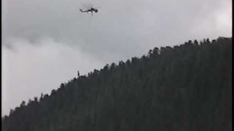 Heli Logging Sikorsky Sky crane