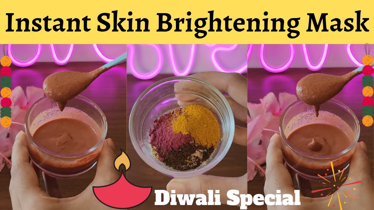 INSTANT SKIN BRIGHTENING&GLOWING FACE MASKDIY MIRACLE FACE MASKTAN