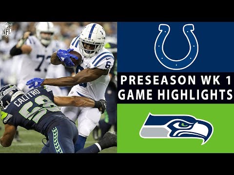 Colts vs. Seahawks Highlights | NFL 2018 Preseason Week 1