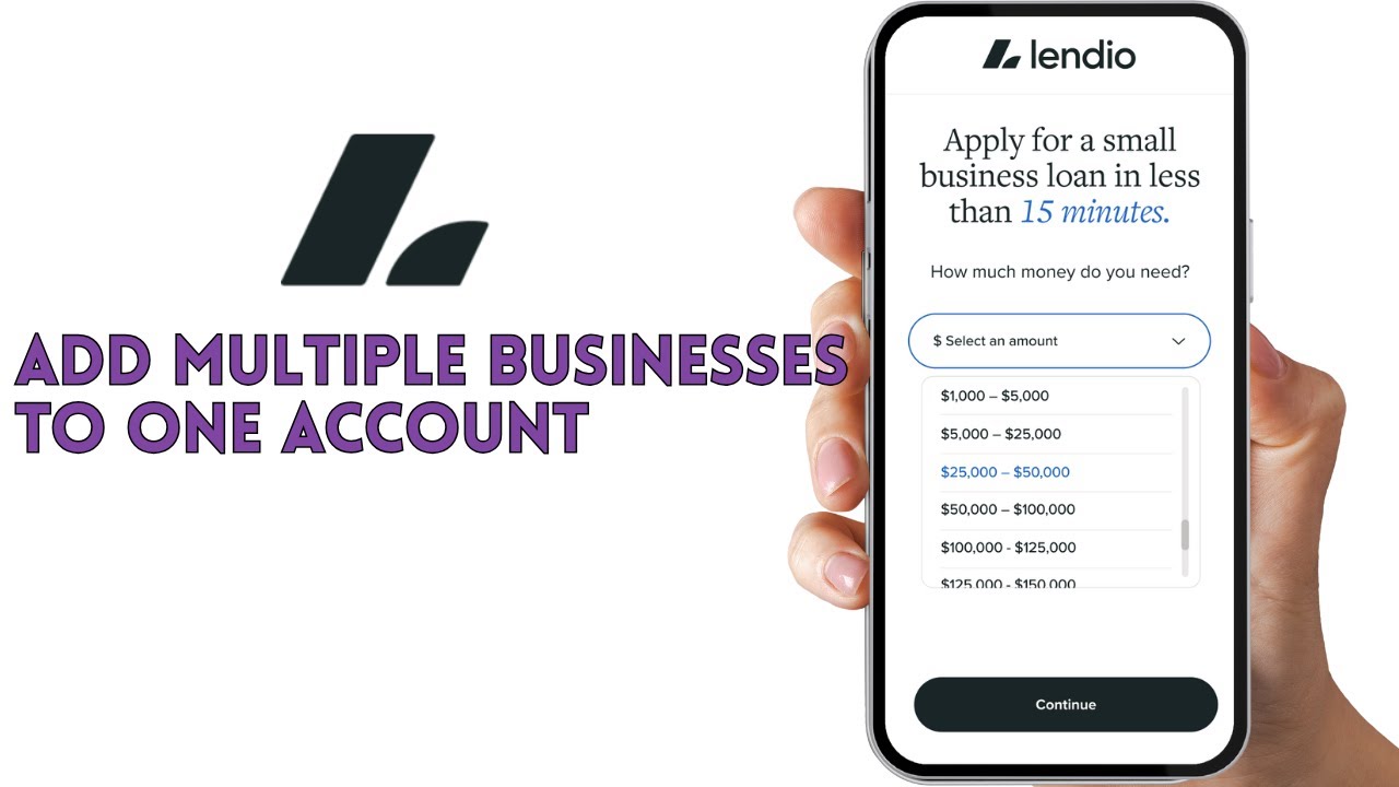 HOW TO ADD MULTIPLE BUSINESSES TO ONE LENDIO ACCOUNT - YouTube