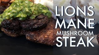 Lions Mane Mushroom Steak