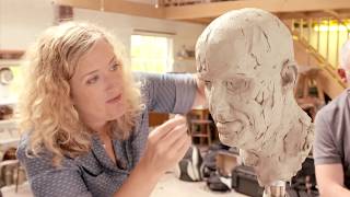 Sculpting demonstration - One Day Portrait - Life Model