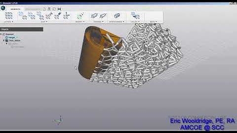 0133AC – The Additive Guru, using Fusion 360 and nTopology for a hybrid lattice model.