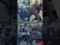 police assault  protesters during demonstrations demanding an end to the Israeli genocide on Gaza.