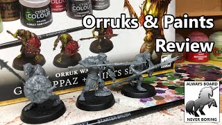 Games Workshop Warhammer Age of Sigmar Orruk Warclans Gutrippaz and Paint  Set 