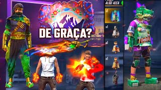 GELO DE GRAÇA? SKINS GRATUITAS, INCUBADORA DE VOLTA, NOVO PUNHO, NOVIDADES FREE FIRE