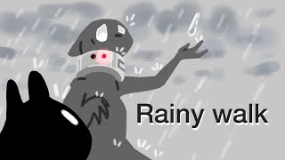 Rainy walk (“who is the prey” 1/4) [Rain world OC]