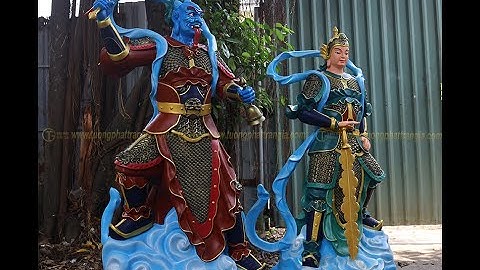 Tượng Tiêu Diện Hộ Pháp bằng nhựa composite rất đẹp | Tượng Phật Trần Gia | 0931470726