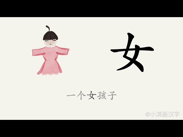 1分钟 一起画汉字 女 Youtube 1分钟 一起画汉字 女 Youtube