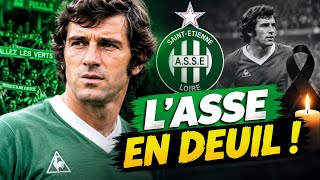 Lasse En Deuil Une Légende Des Verts Nous Quitte, Immense Émotion À Saint-Étienne