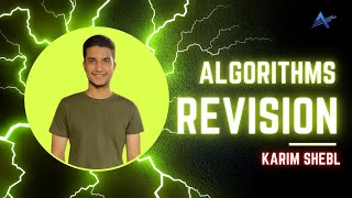 Algorithms Revision | Part 1 (before midterm)