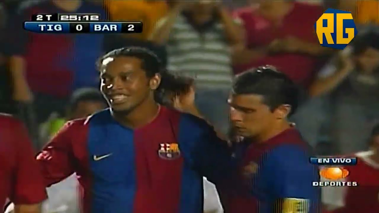 RONALDINHO 😱🇧🇷 | TIGRES 0-3 BARCELONA | PARTIDO AMISTOSO 2006