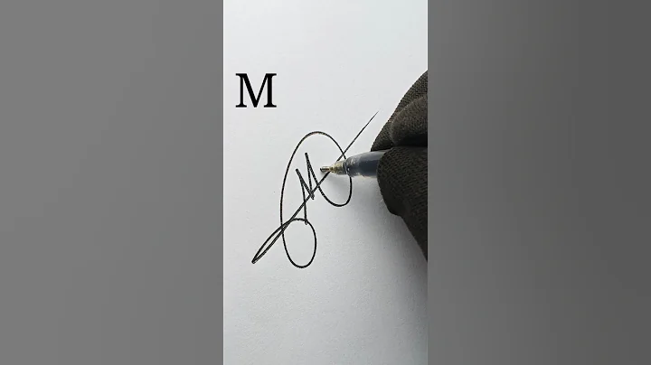 M signature making very easy #signaturestyle #howtosign #trendingshorts