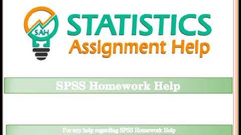 SPSS Homework Help