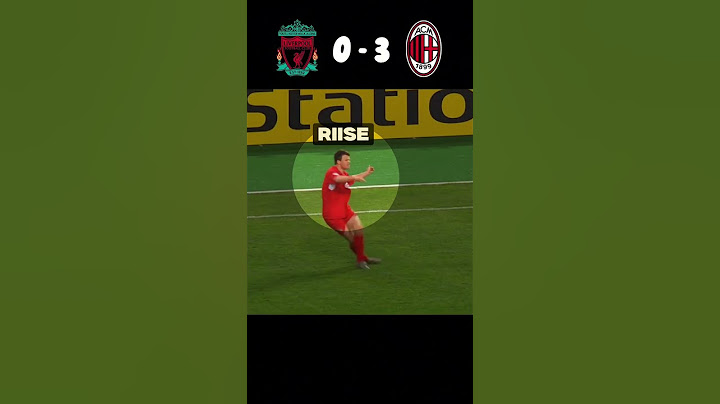 The Greatest Comeback in Football History.[Liverpool vs AC Milan]