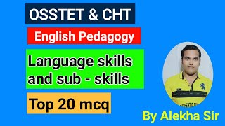 Top-20 MCQ /Language Skills / English Pedagogy/OSSTET/CHT/OTET/B.Ed/ By Alekha Sir screenshot 3