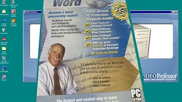 Video Professor: Learn Word 2000 Computer CD-Rom