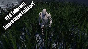 UE4 - Tutorial - Interactive Foliage! (Update in Description)
