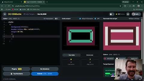 CSS Battle Daily Target - Blocked Borders