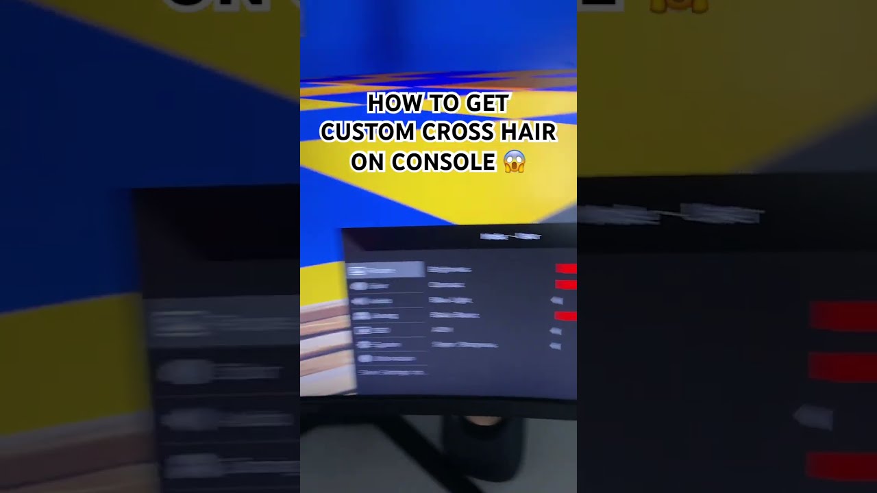 How To Get Custom Crosshair On Console 