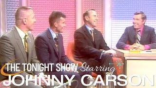 Apollo 13 Crew - Jim Lovell Fred Haise And Jack Swigert Carson Tonight Show