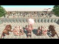 2 Hellhound + 2 Lava Golem + A Ogre Load VS Each Faction - Animal Revolt Battle Simulator ARBS