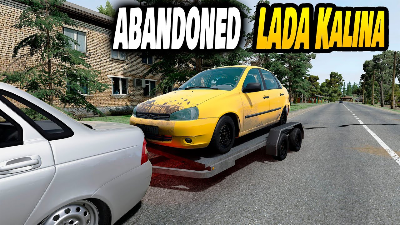 BOUGHT AN ABANDONED LADA Kalina - BeamNG.Drive