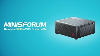 MINISFORUM Elitemini X400 ミニPC AMD MinisForum EliteMini X400 - AMD Ryzen 3 | DROIX Global