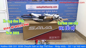 Xe đạp đua ĐỨC SAVA Hi Speed Pro Carbon cao cấp, đồ Nhật SHIMANO 105 R7000 về Bình thuận, 0983315936