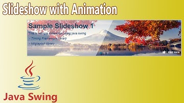 Java Swing - Slideshow with Animation