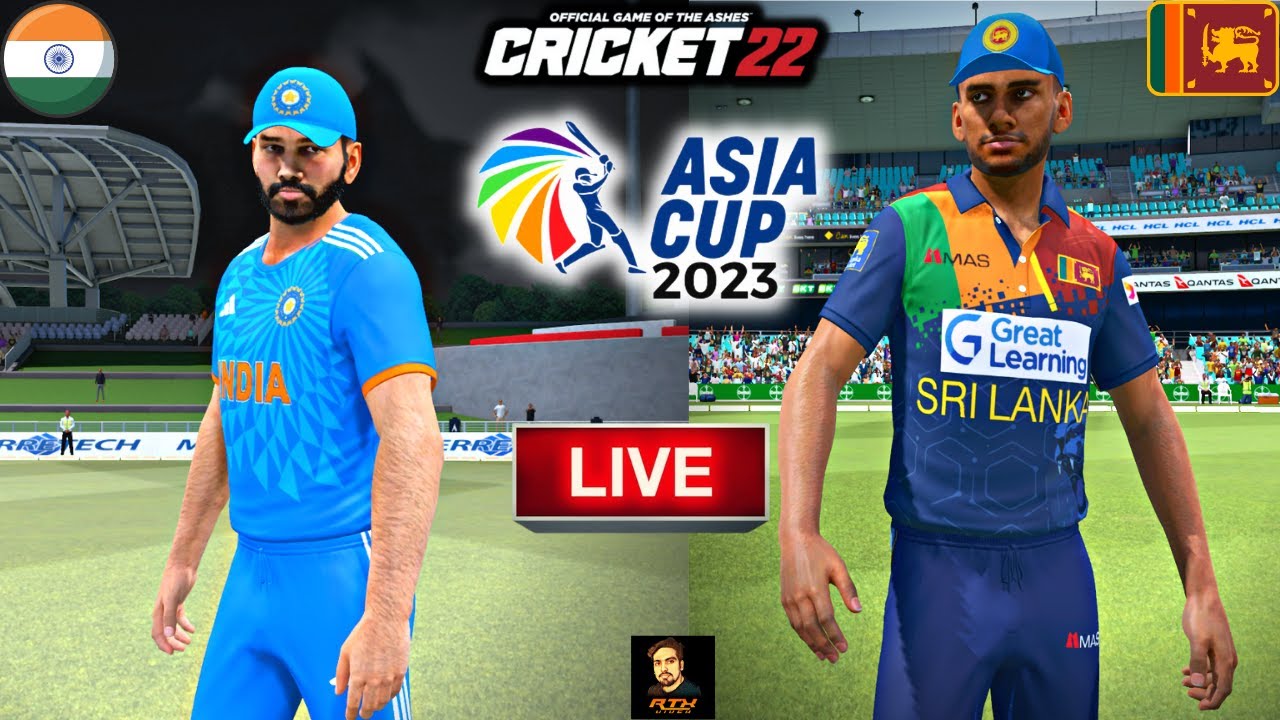 Asia Cup 2023 - India vs Sri Lanka Warm Up Match - Cricket 22 Live - RtxVivek