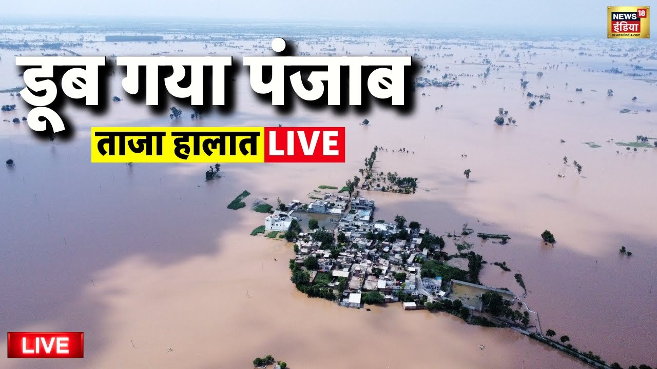 🟢Punjab Flood Update Live: पंजाब में बद से बदत्तर हालात | Flood in Punjab | Weather | Latest News
