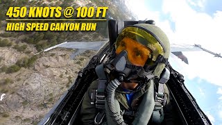 F/A-18 Low and Fast through the Sierra Nevadas